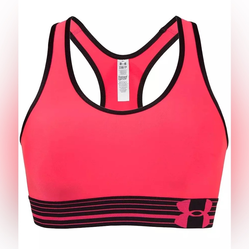 Under Armour Neon Pink Sports Bra